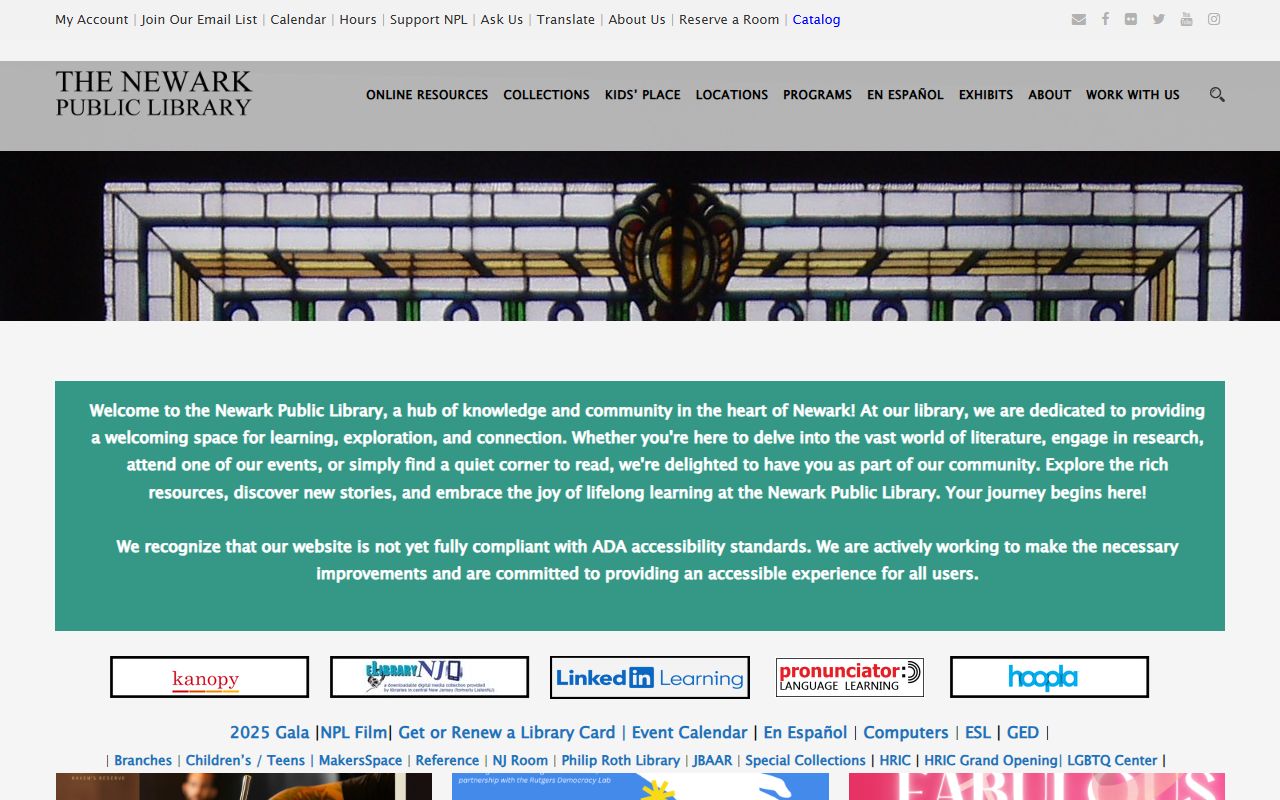 Newark Public Library resources for Newark criminal records research