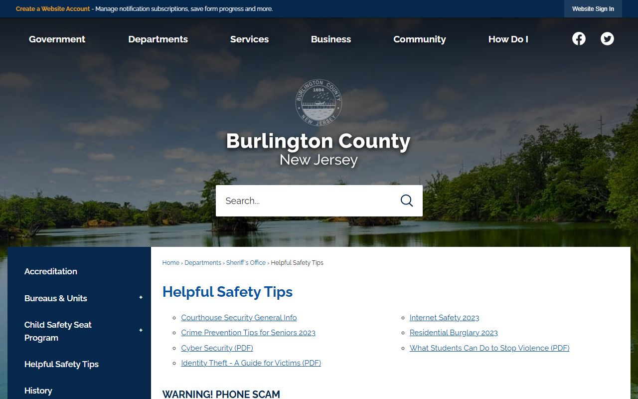 Burlington County Clerk's Office for public records related to criminal cases in New Jersey